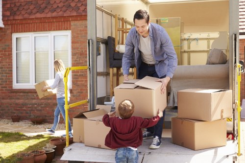 Planning a home move in Harrow with boxes and checklist