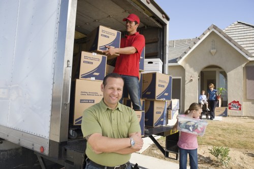Moving team helping with a residential relocation in Harrow