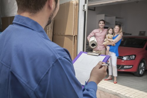Local removals team assisting a home move in Harrow