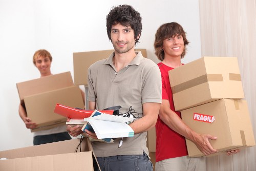 Packing belongings for student removals in Harrow