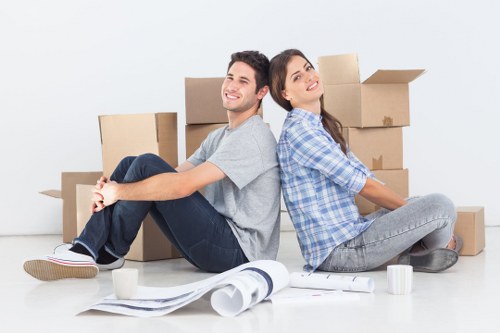 Removal van prepared for a property move in Harrow