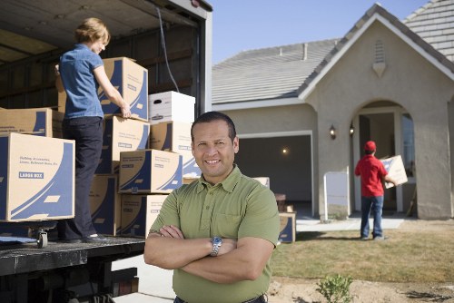 Moving van prepared for urgent removals in Harrow