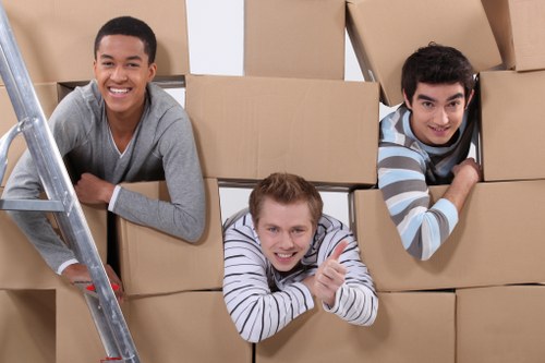 Packing boxes and moving supplies in Harrow for home relocations