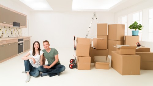 Eco-friendly removals process with reusable packing materials and recycling