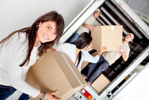 Organised moving boxes prepared by packing experts in Harrow