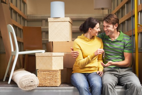 Careful packing of fragile items as part of Harrow relocation services